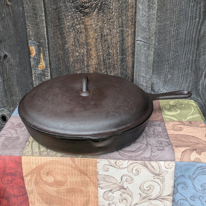 BSR Century Series #10 Cast Iron Skillet with Lid