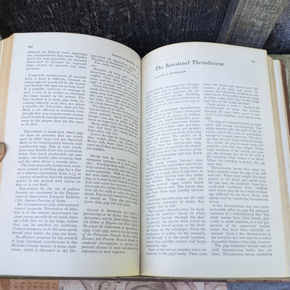 Vintage USDA Yearbook of Agriculture 1956 Animal Diseases