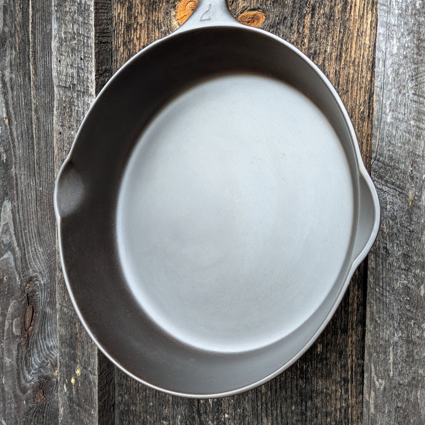 Vintage Griswold #7 Skillet with Large Block Logo and Heat Ring 701 H