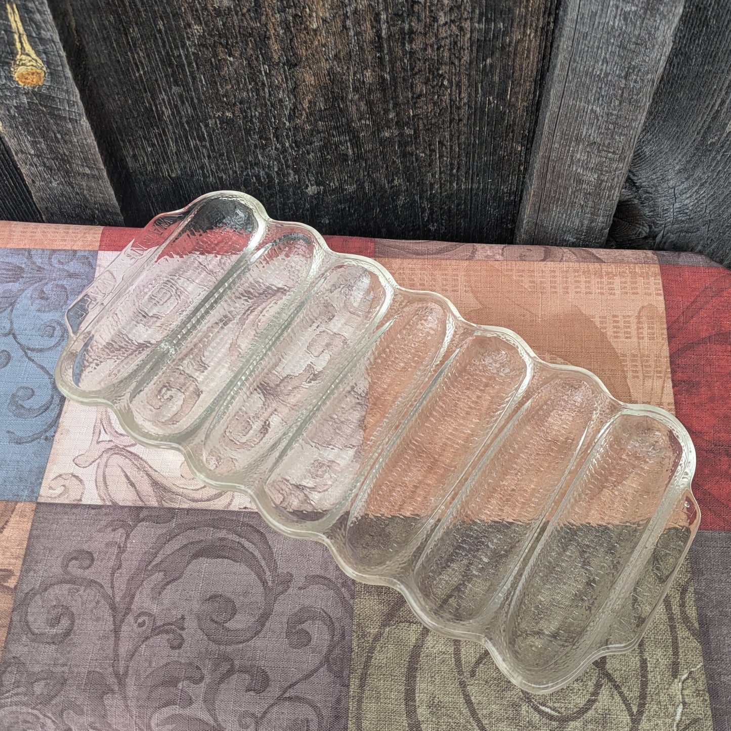 Vintage Glass Wagner Ware Corn Stick Pan