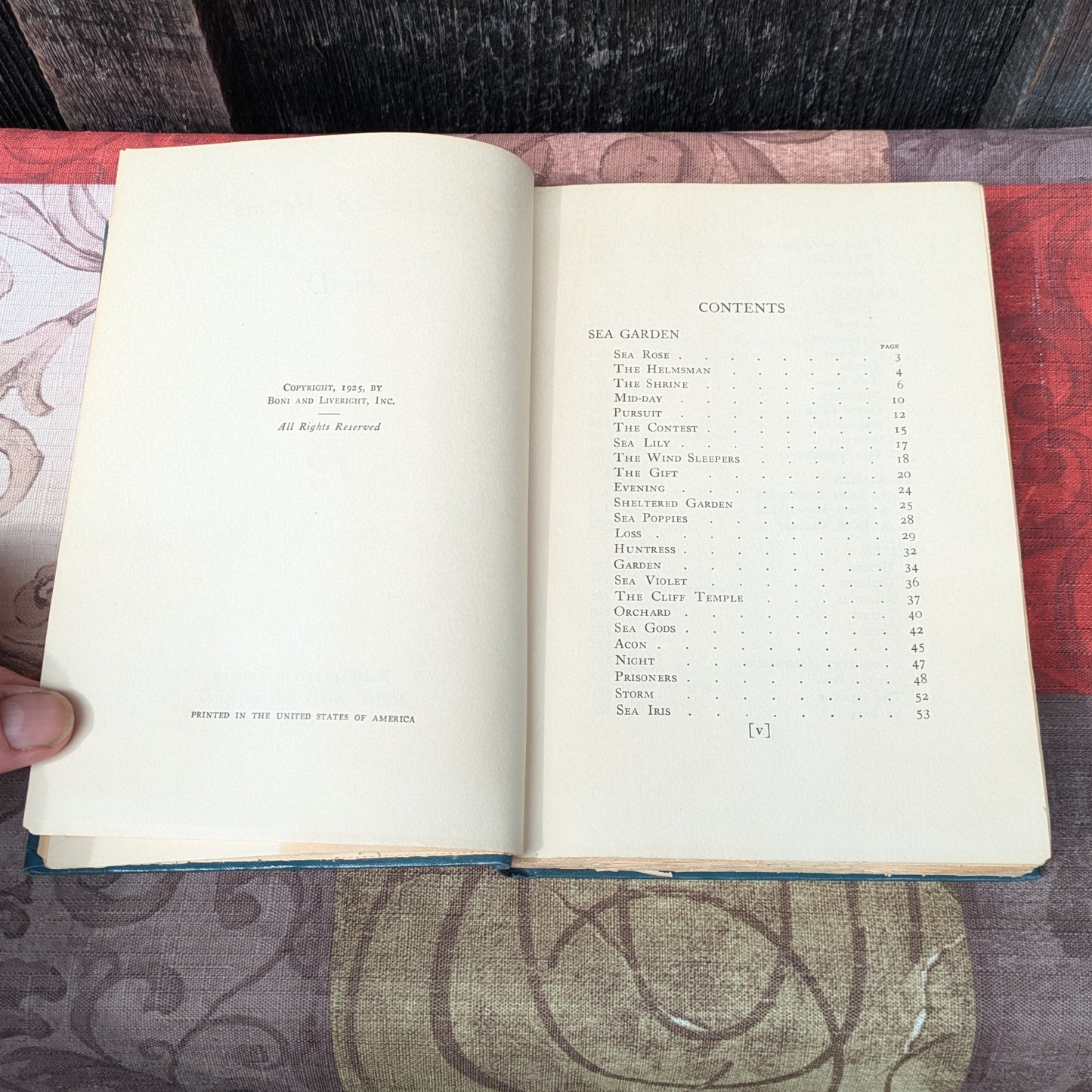 Collected Poems of H. D. (Hilda Doolittle), 1925 First Edition