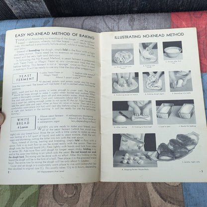 4 1950s Cookbook Booklets- Breads, Pies and Butter Cookies