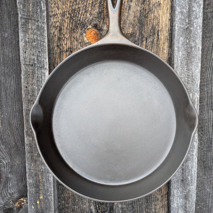 Antique Cast Iron National Skillet, Size #9, made by Wagner Ware
