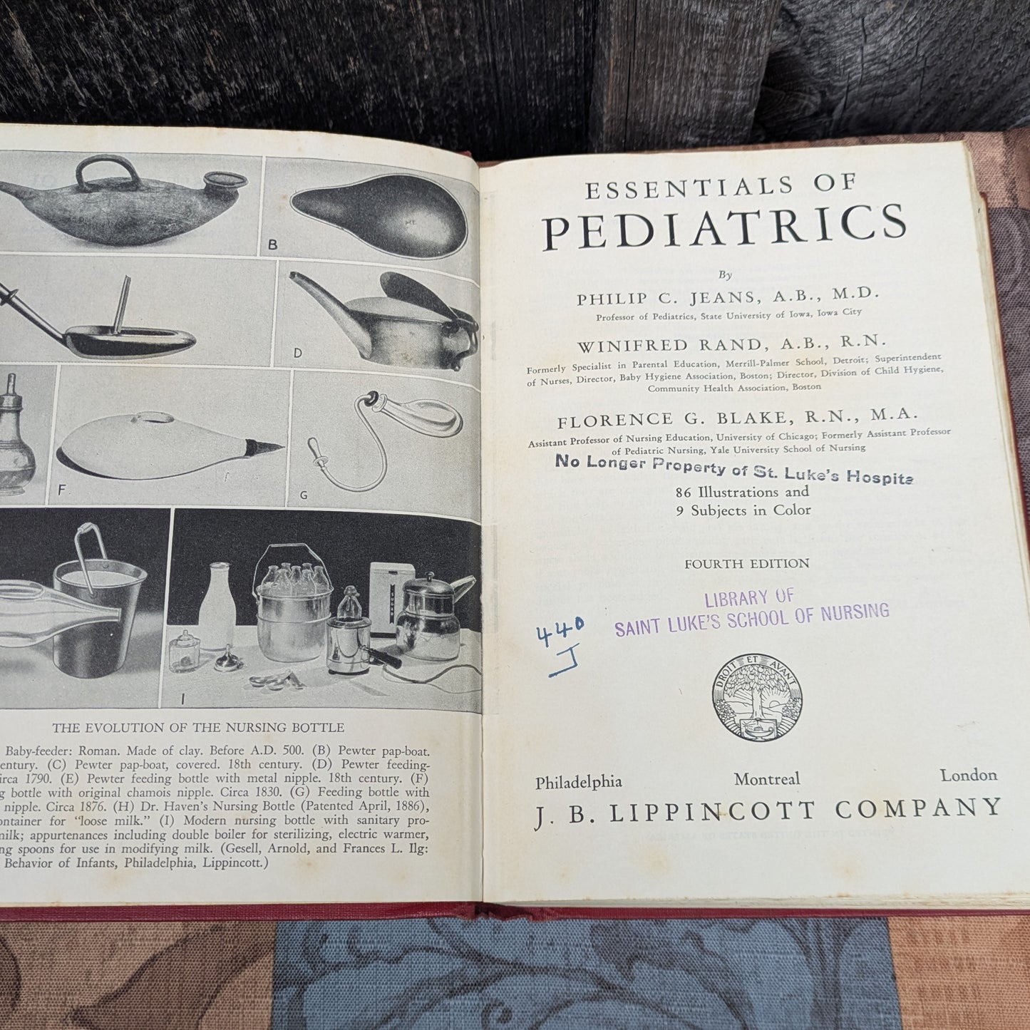 Set of 3 Vintage Medical Reference Books-Vitamins, Pediatrics, and Chemistry
