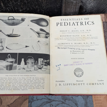 Set of 3 Vintage Medical Reference Books-Vitamins, Pediatrics, and Chemistry