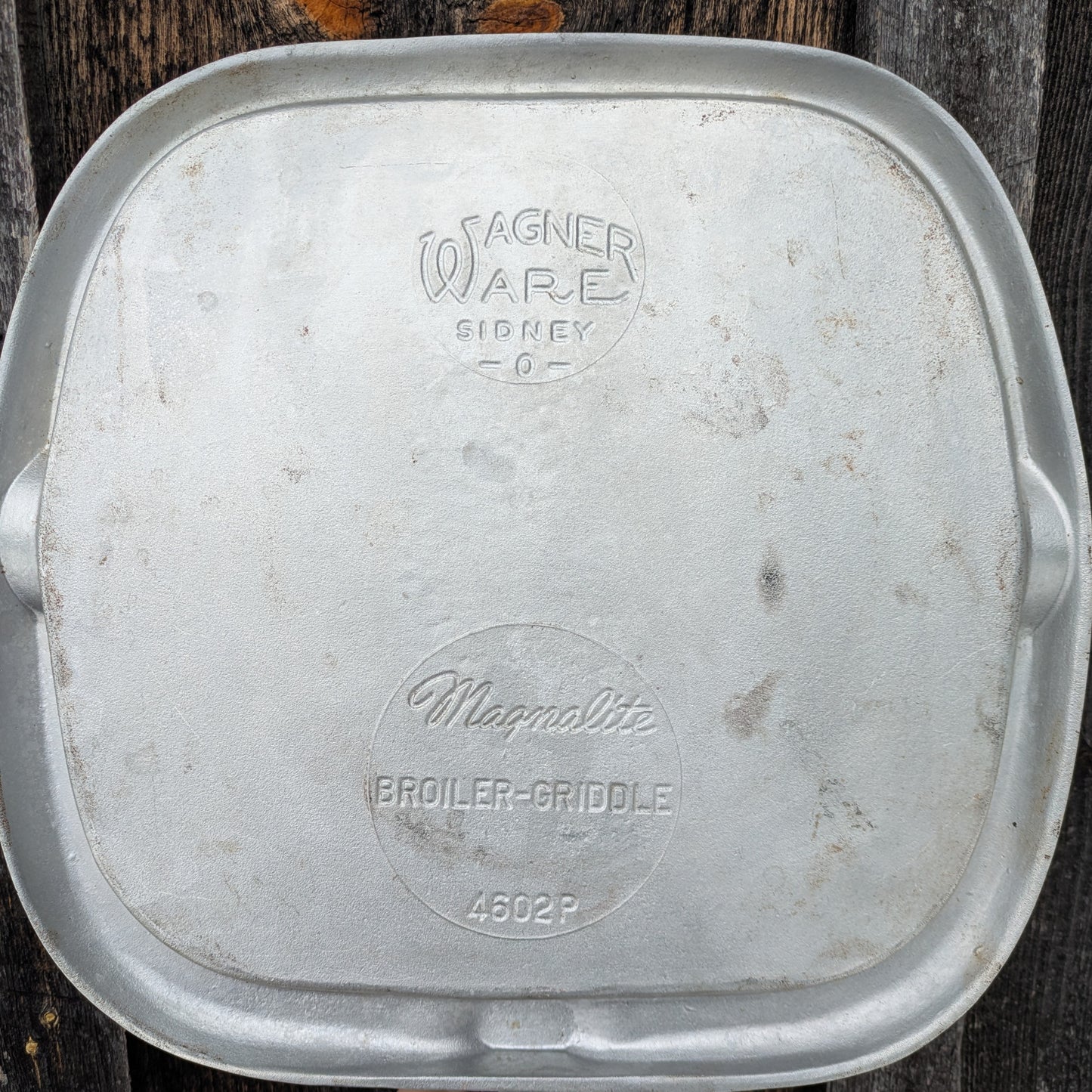 Vintage Magnalite Aluminum Broiler Griddle by Wagner Ware 4602 P