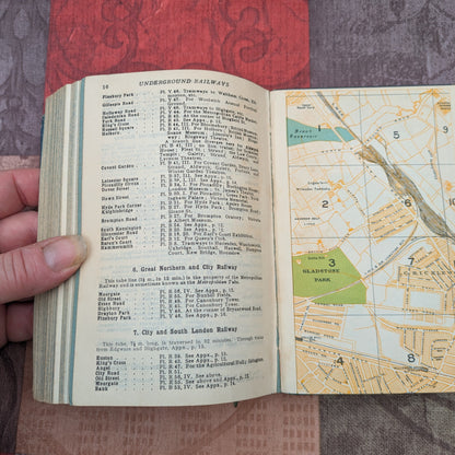 Muirhead's London and its Environs, Vintage 1927 Third Edition Travel Guide with Maps