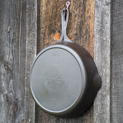 Antique Griswold #8 Slant Erie Cast Iron Skillet 704 N