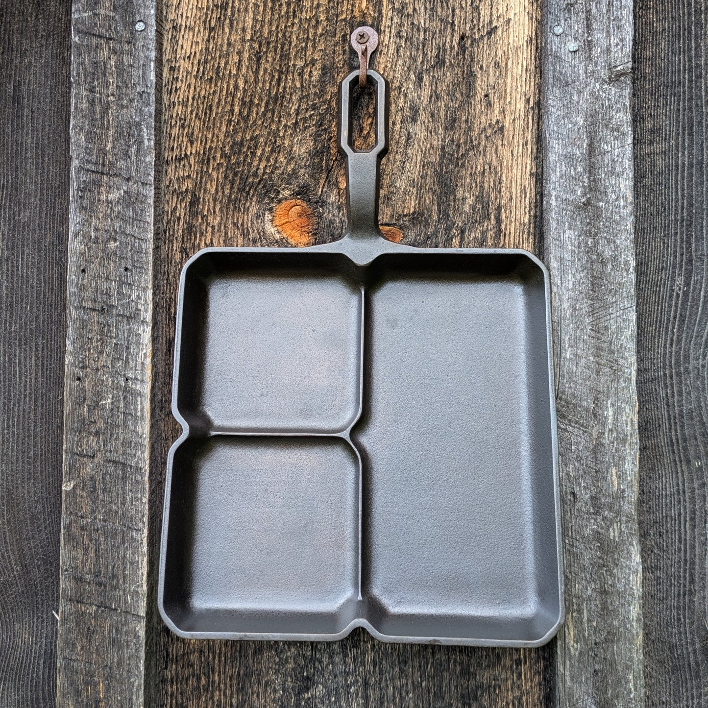 Griswold Cast Iron Square Colonial Breakfast Skillet 666