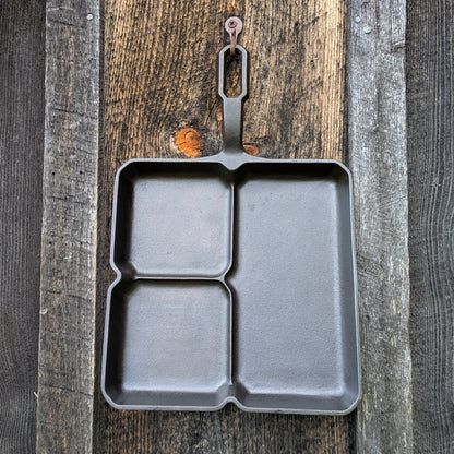 Griswold Cast Iron Square Colonial Breakfast Skillet 666