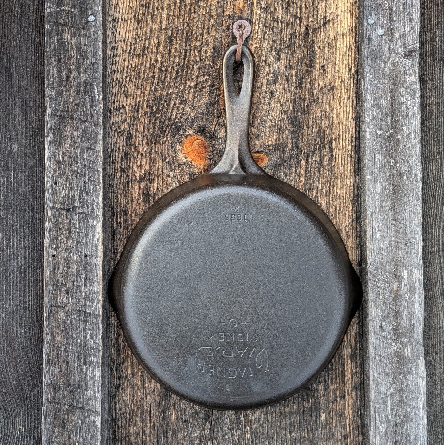 Set of 4 Vintage Wagner Ware Cast Iron Skillets, Sizes #3, 6, 8, & 10