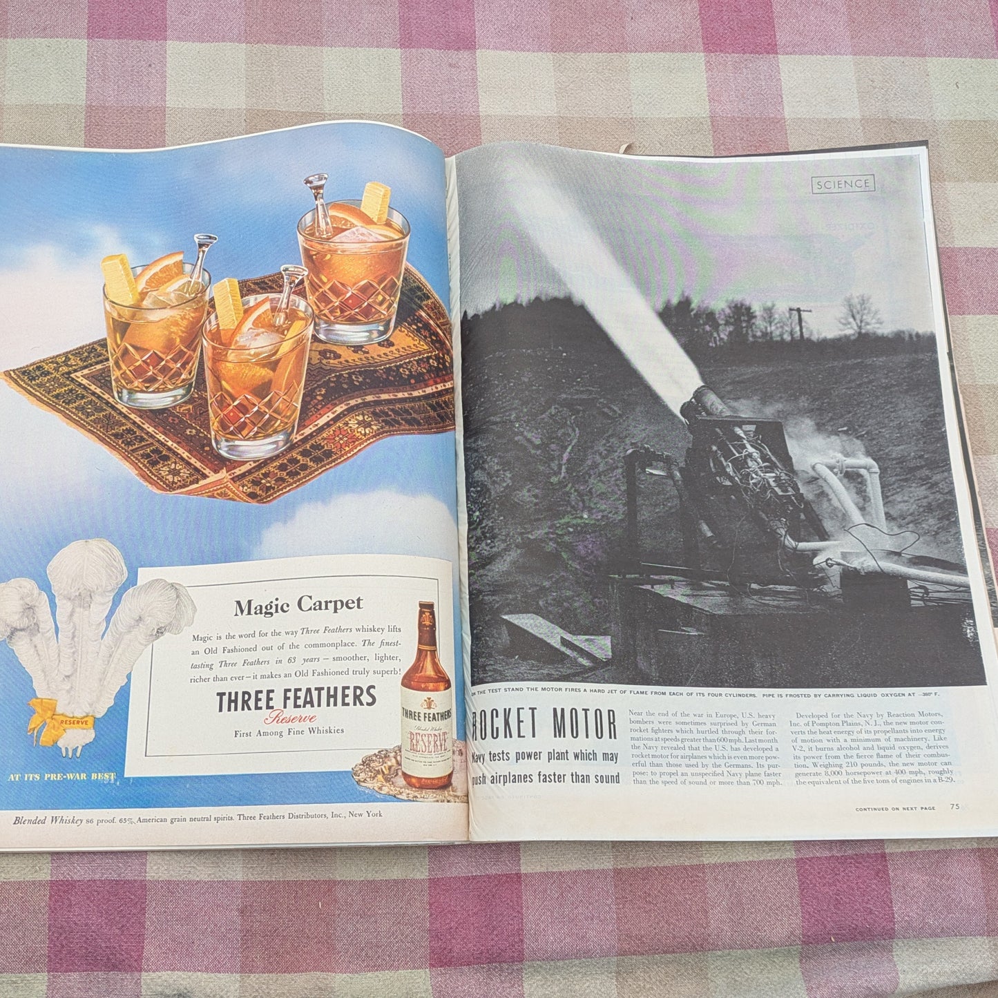 7 Vintage Life Magazines, April - September 1946