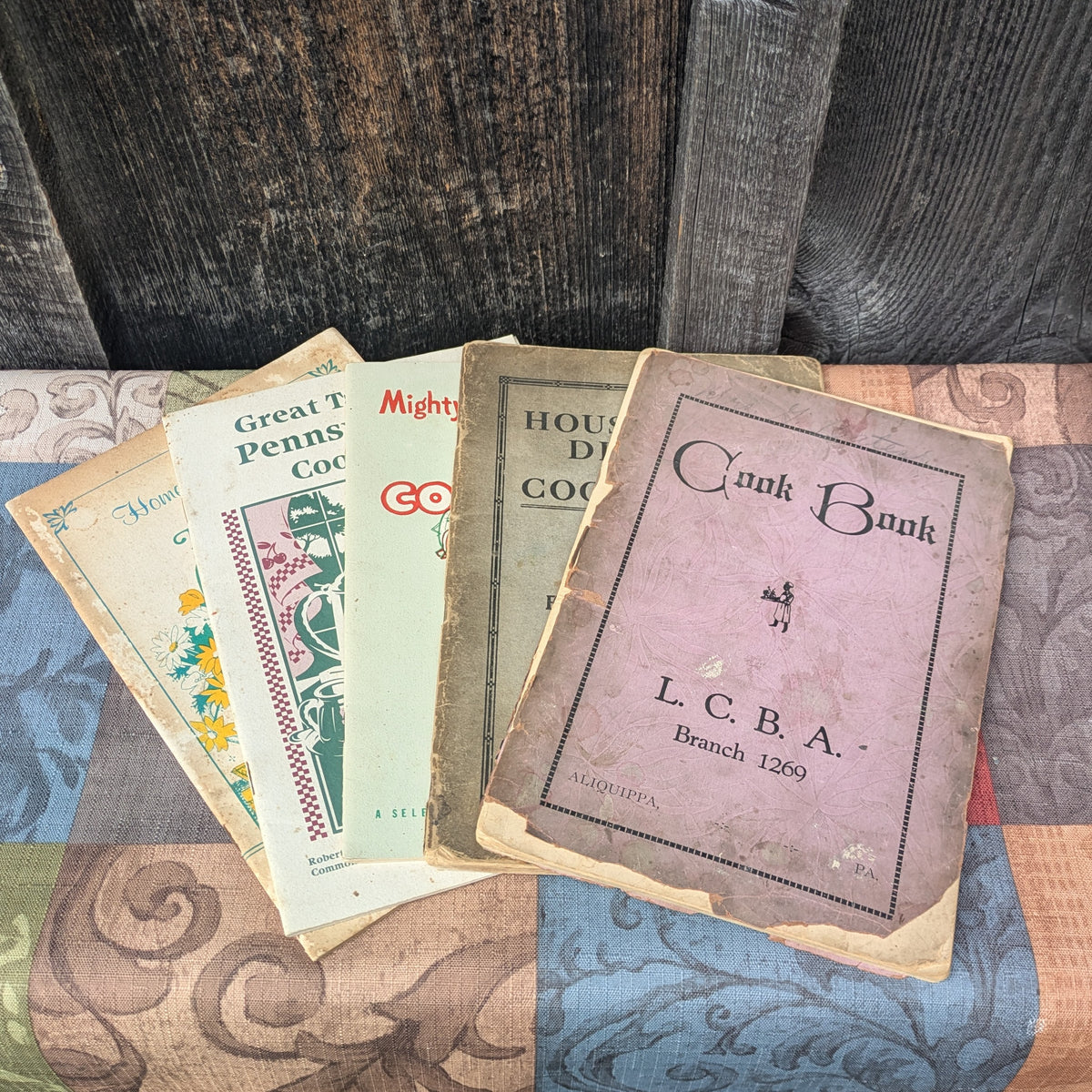 Set of 5 Vintage Pennsylvania Cookbooks