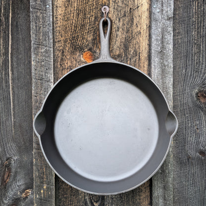 Griswold #10 Cast Iron Skillet with Large Block Logo and Heat Ring 716 A