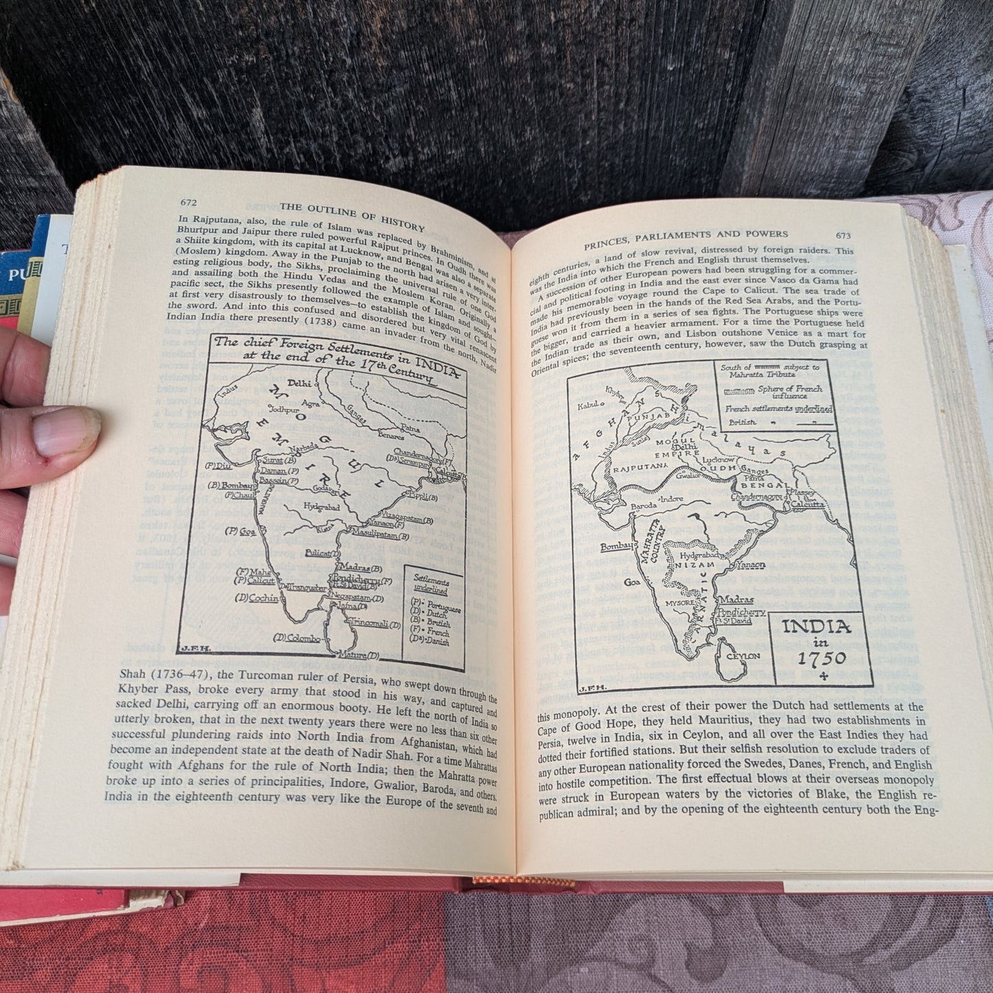 The Outline of History: The Whole Story of Man by H. G. Wells, 2 Volume Set