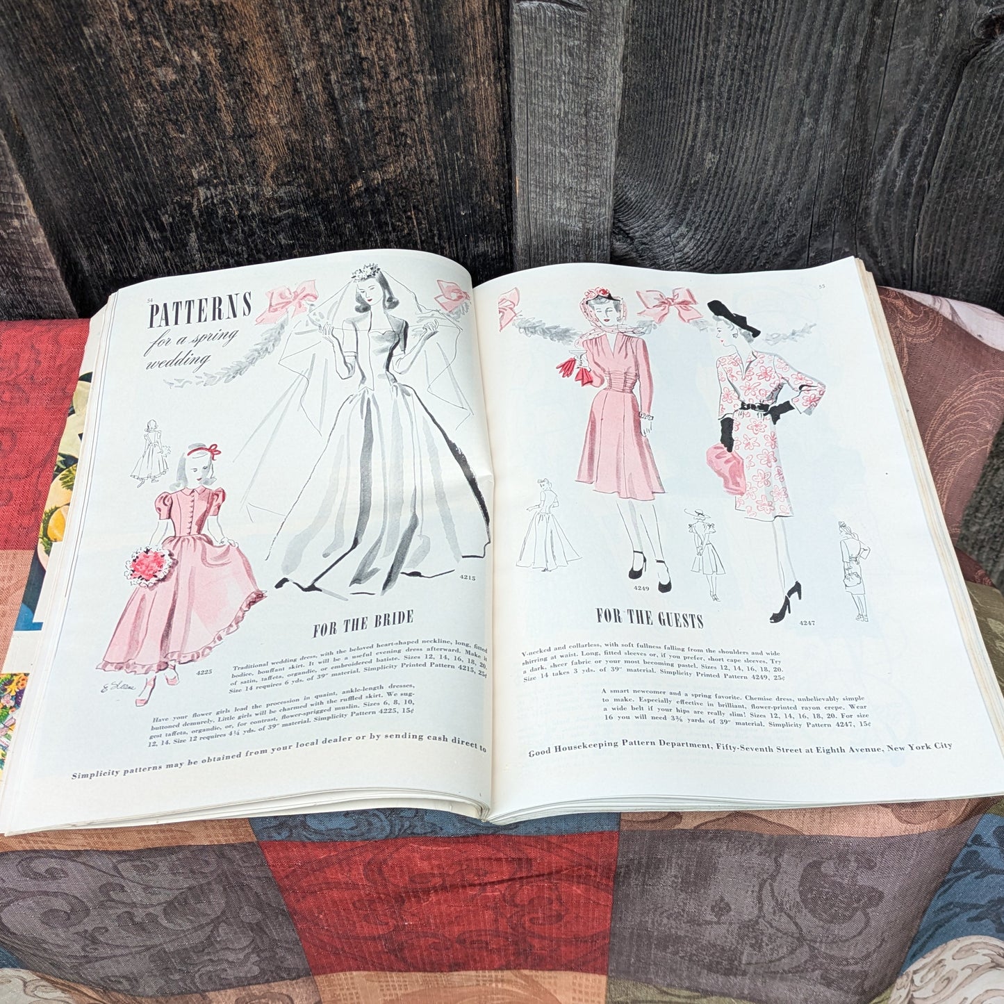 5 Vintage Issues of Good Housekeeping Magazine 1942