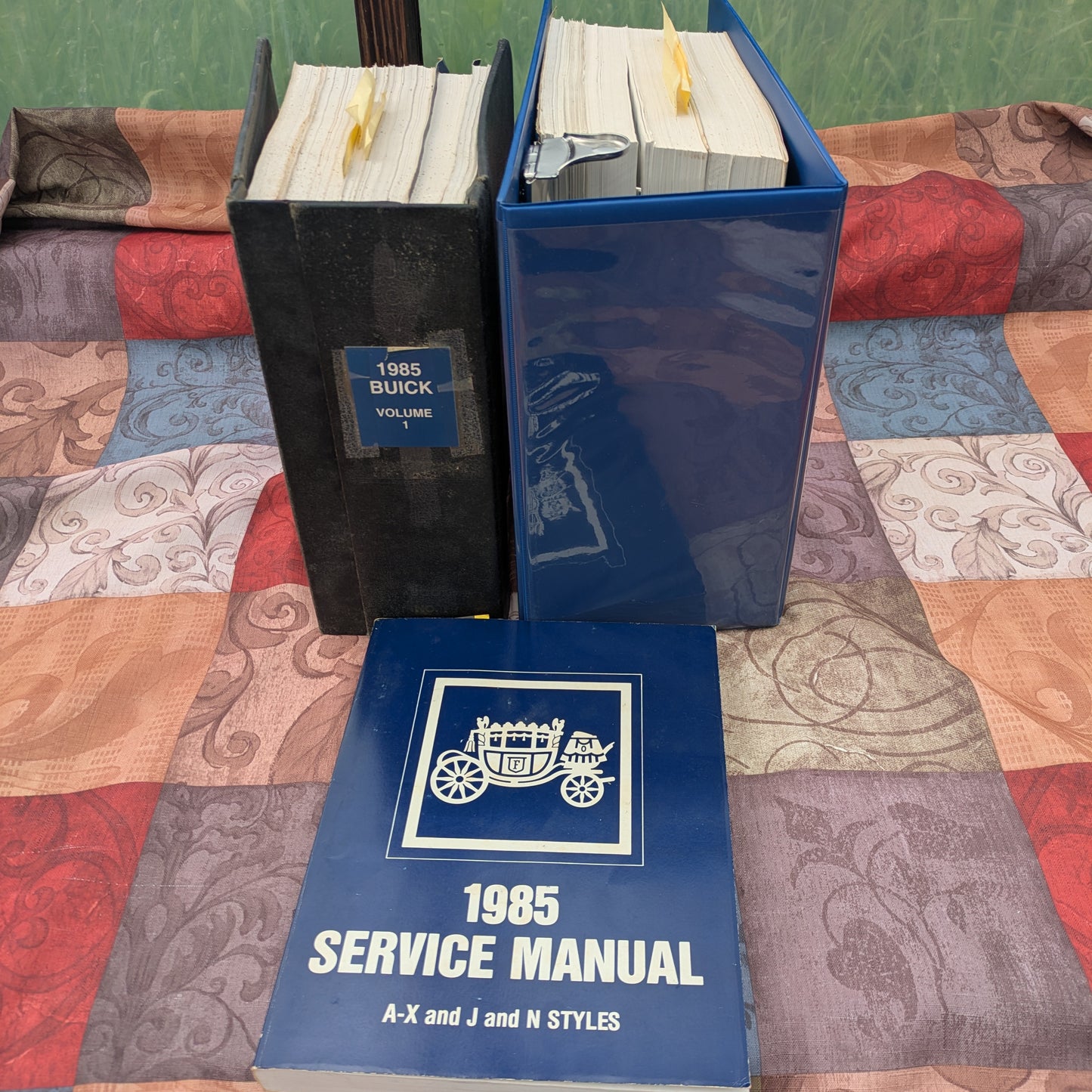 Original 1985 Buick Dealership Service Manuals Volume I & II, Body by Fisher Service Manual