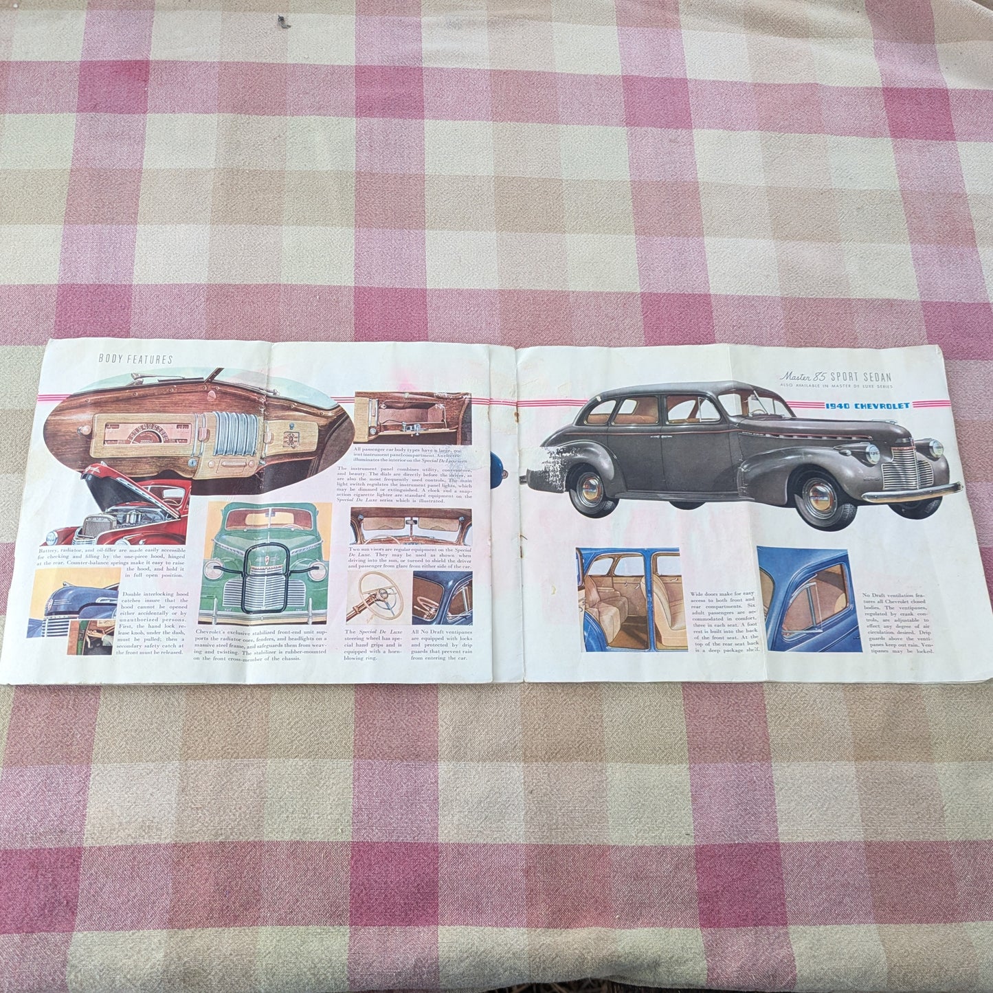 1940s Chevrolet Passenger Car Manuals, 1947 Service Information for Trucks and 1940s Car Preview Advertising.