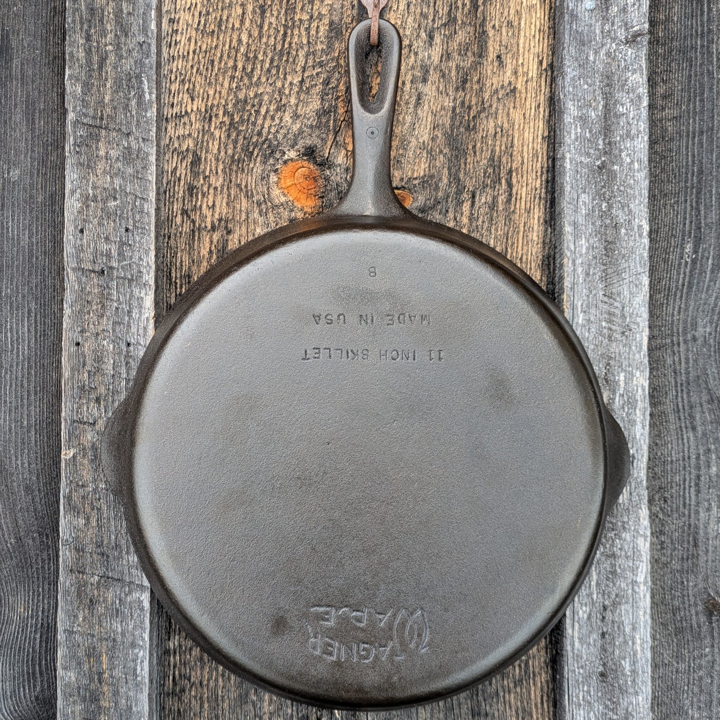 Wagner Ware #9 Cast Iron Grill Pan Skillet