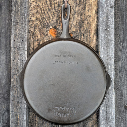 Wagner Ware #9 Cast Iron Grill Pan Skillet