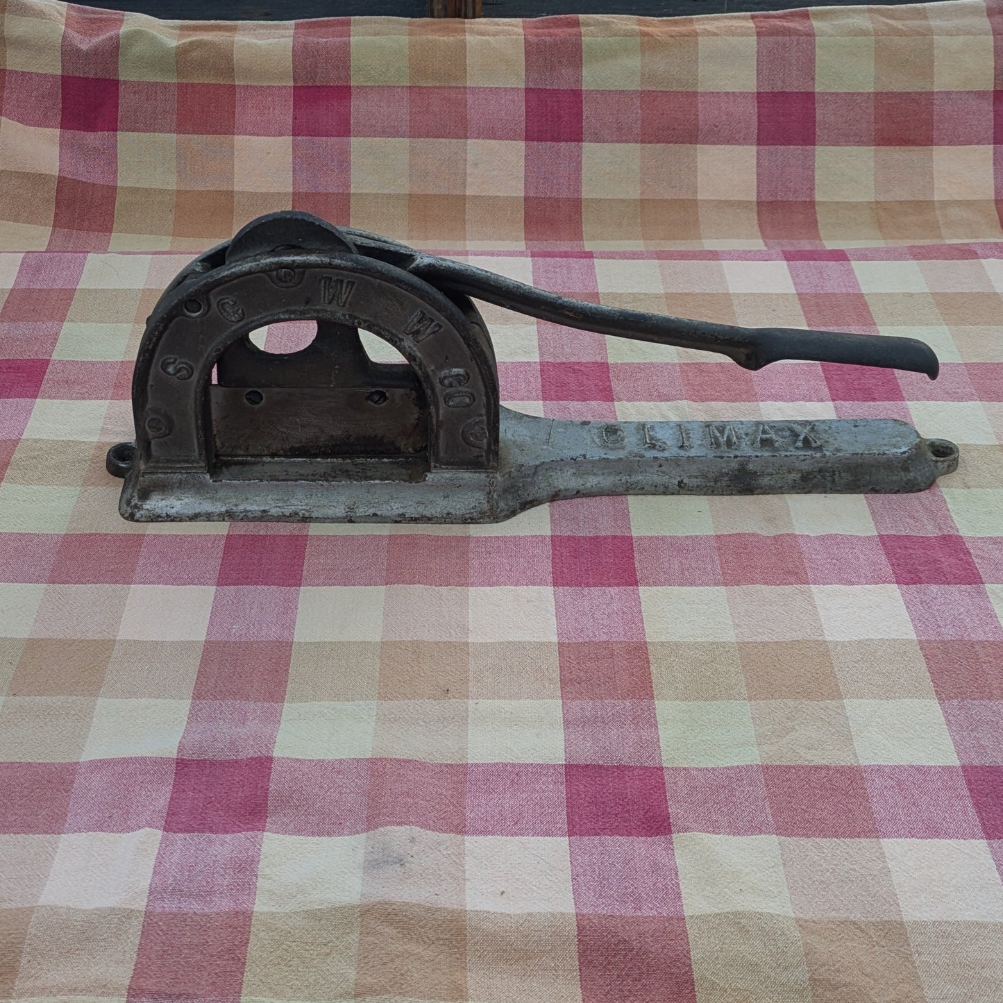 Antique S.C.W.W. Climax Tobacco Cutter 2494