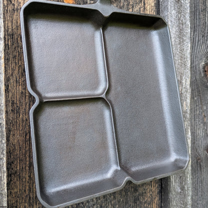 Griswold Cast Iron Square Colonial Breakfast Skillet 666