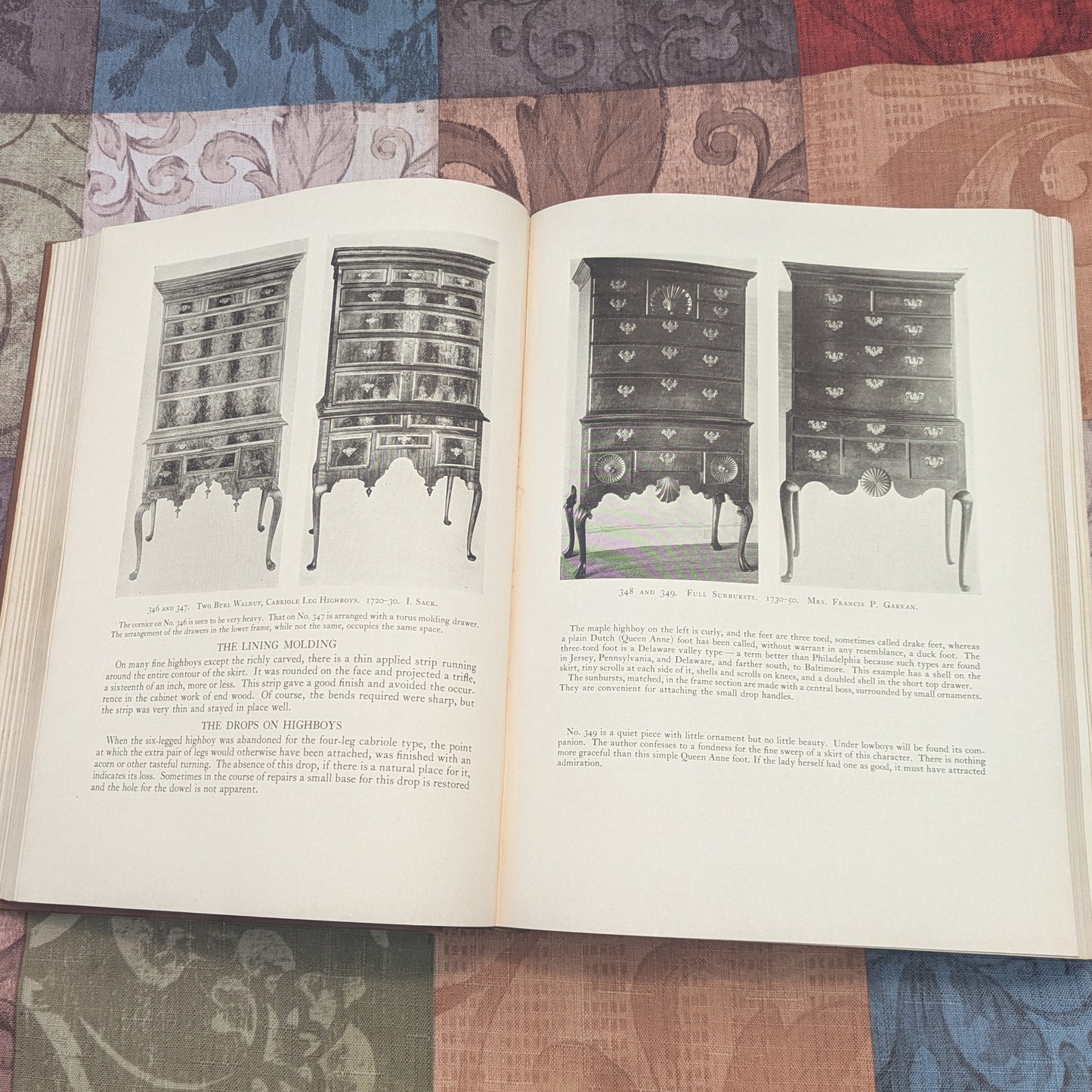 First Edition Furniture Treasury by Wallace Nutting, Complete 3 Volume Set