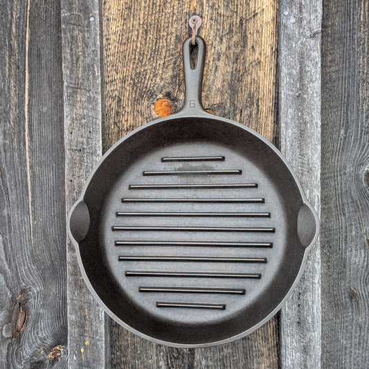 Wagner Ware #9 Cast Iron Grill Pan Skillet