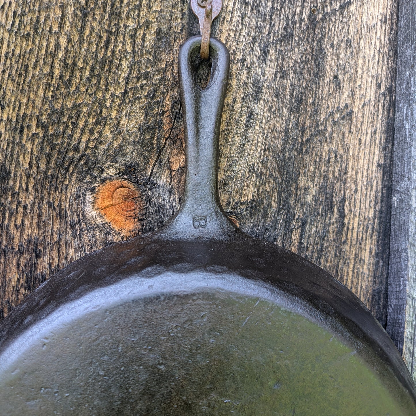 Ugly Hammered #8 Cast Iron Skillet