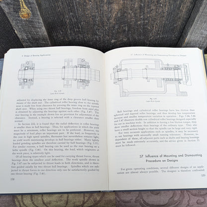 Vintage 1959 Ball and Roller Bearing Engineering by Arvid Palmgren