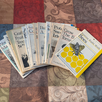 Set of 14 Storey/Garden Way Booklets- Practical Advice for Gardens and Homesteads