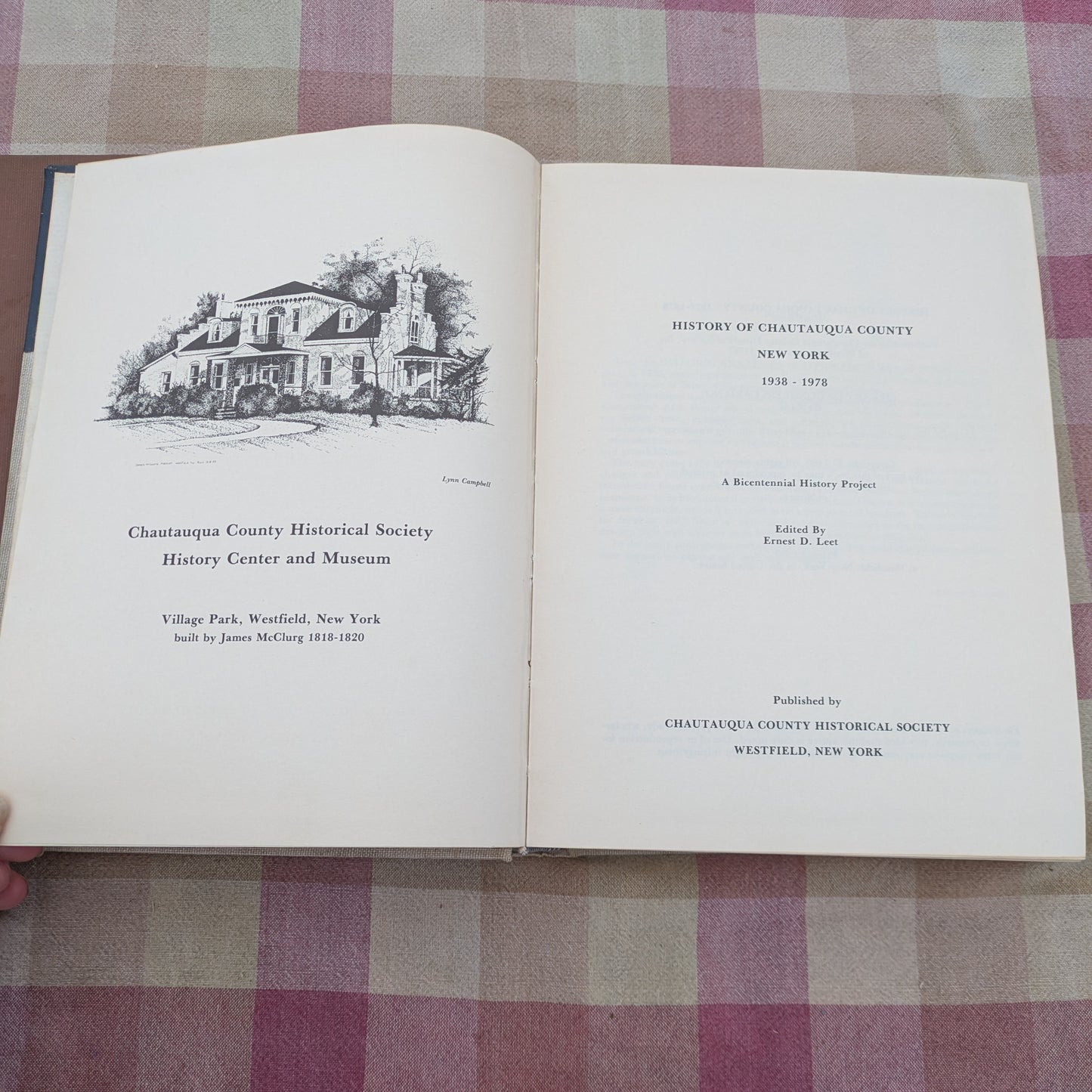 History of Chautauqua County, New York 1938-1978 plus Biographical Cyclopedia Index