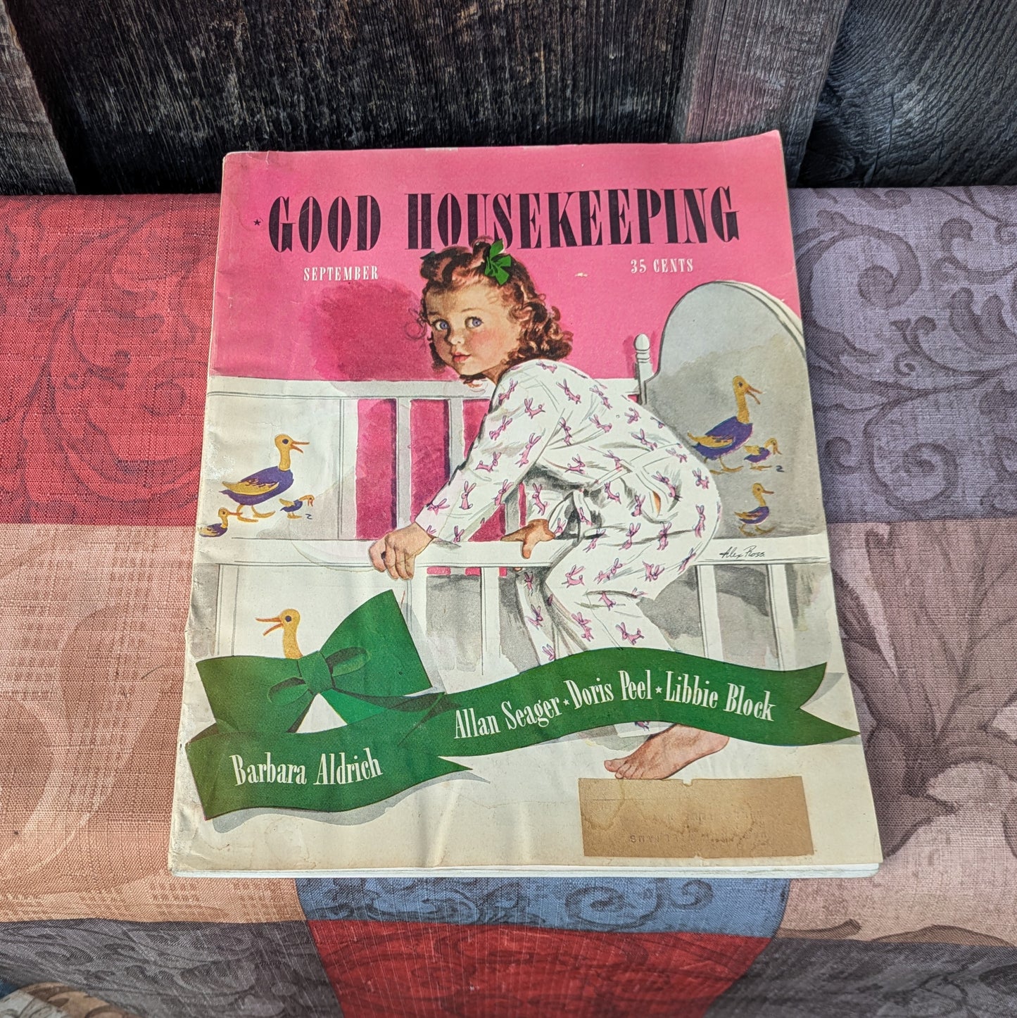 5 Vintage Issues of Good Housekeeping Magazine 1943-1944