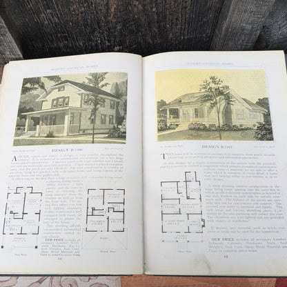 Modern American Homes, 1918 Home Building Catalog First Edition with Ephemera