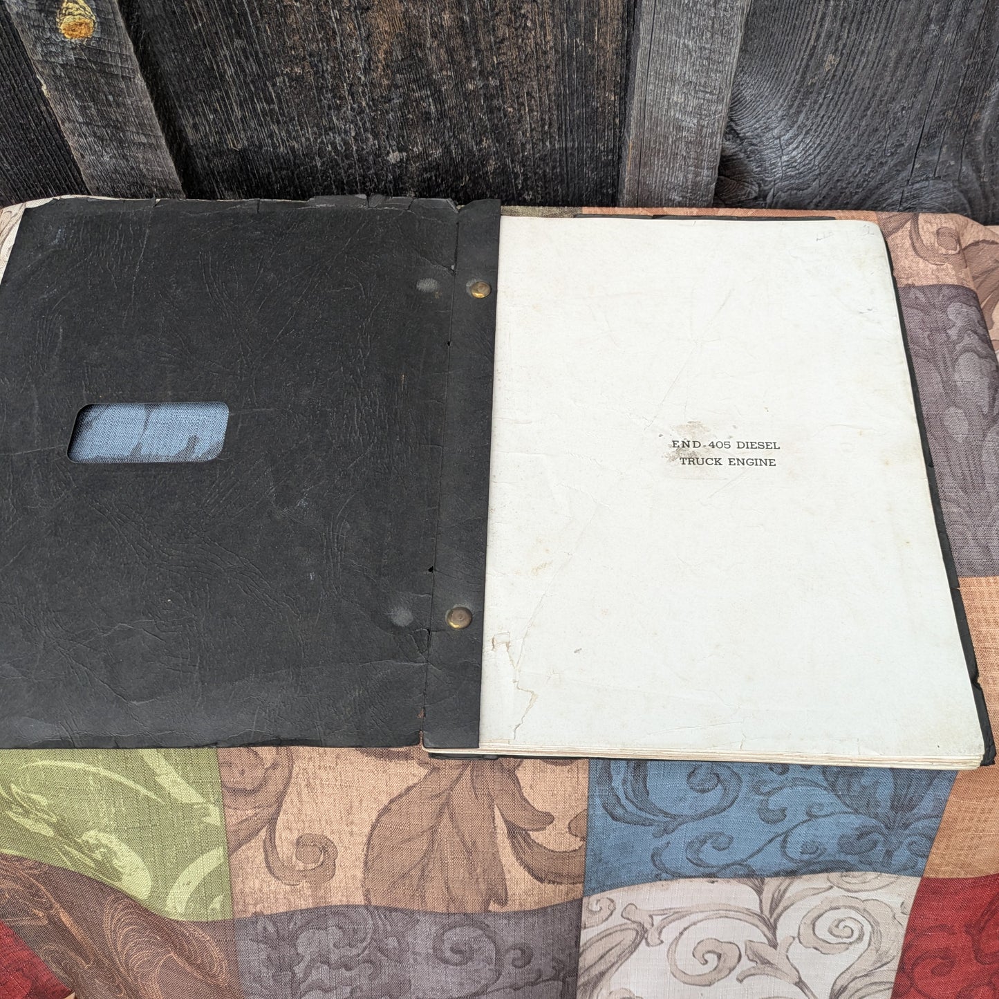 Vintage Mack Diesel Truck Engine END-405 Maintenance Manual