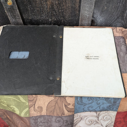 Vintage Mack Diesel Truck Engine END-405 Maintenance Manual