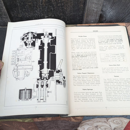 Vintage Mack Diesel Truck Engine END-405 Maintenance Manual