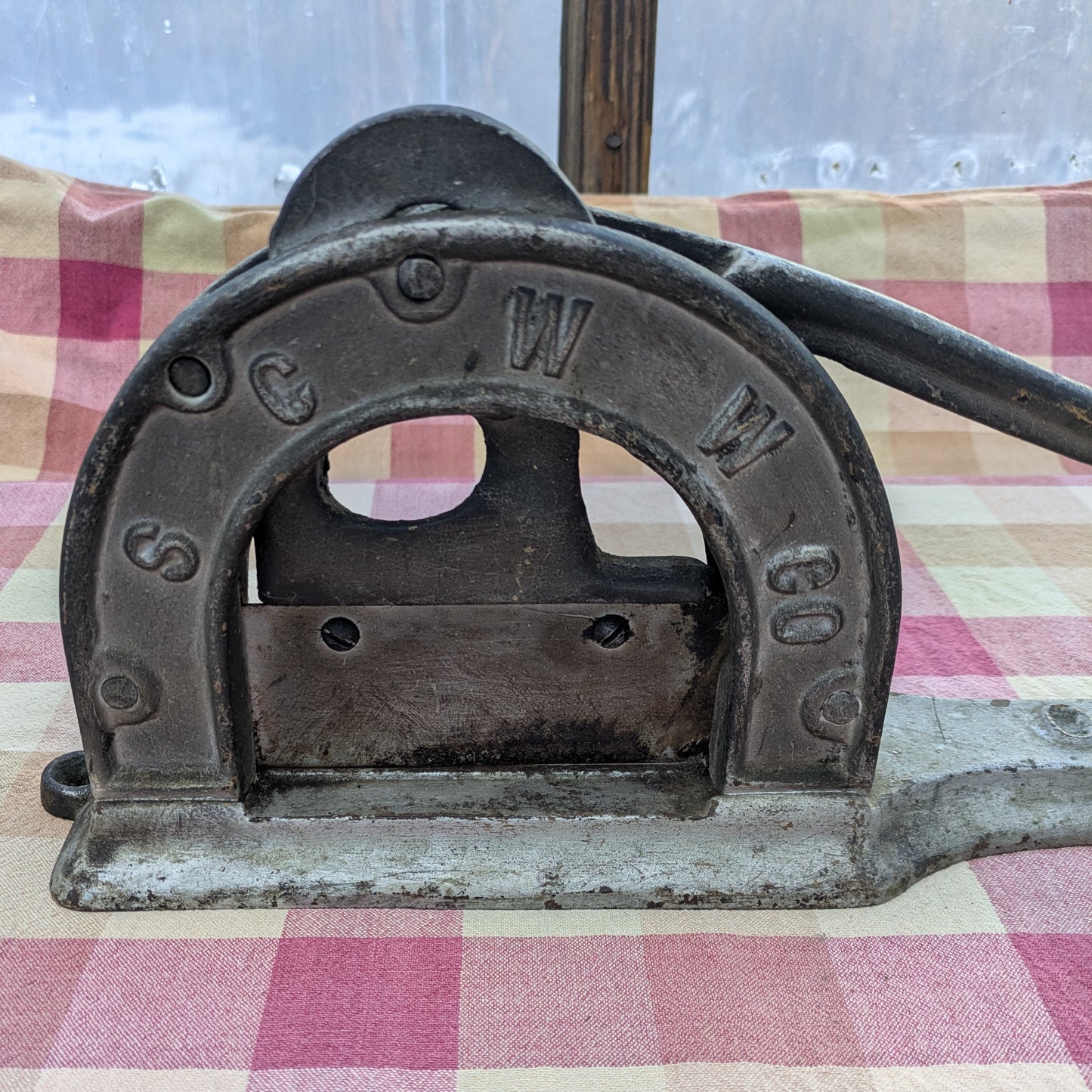 Antique S.C.W.W. Climax Tobacco Cutter 2494