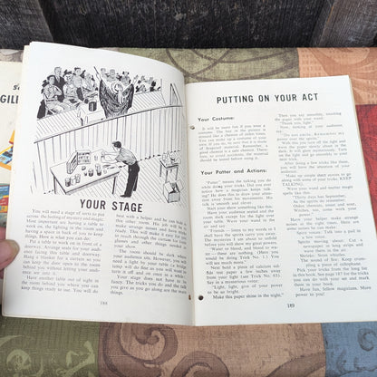 Vintage 1961 Gilbert Fun with Chemistry Books 1 & 2