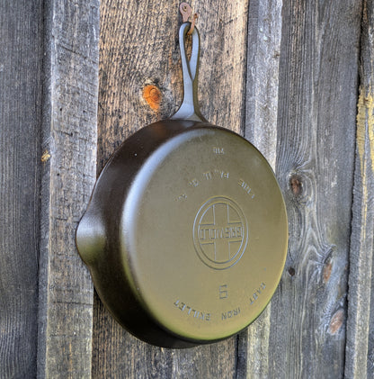 Vintage Griswold #9 Cast Iron Skillet Large Block Logo 710
