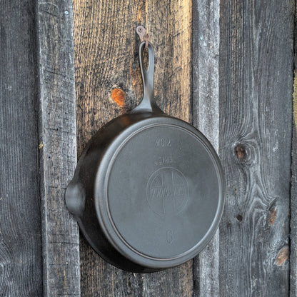 Griswold #9 Cast Iron Skillet with Heat Ring and Slant Erie Logo 710