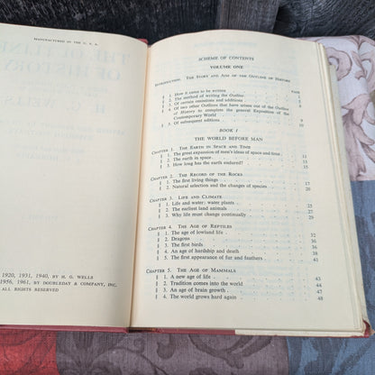 The Outline of History: The Whole Story of Man by H. G. Wells, 2 Volume Set