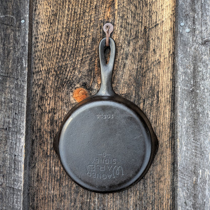 Set of 4 Vintage Wagner Ware Cast Iron Skillets, Sizes #3, 6, 8, & 10