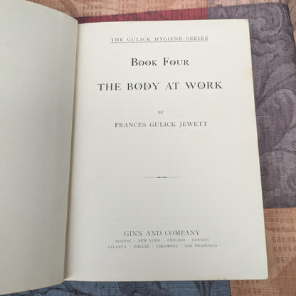 Set of 3 Antique Biology and Physiology Textbooks