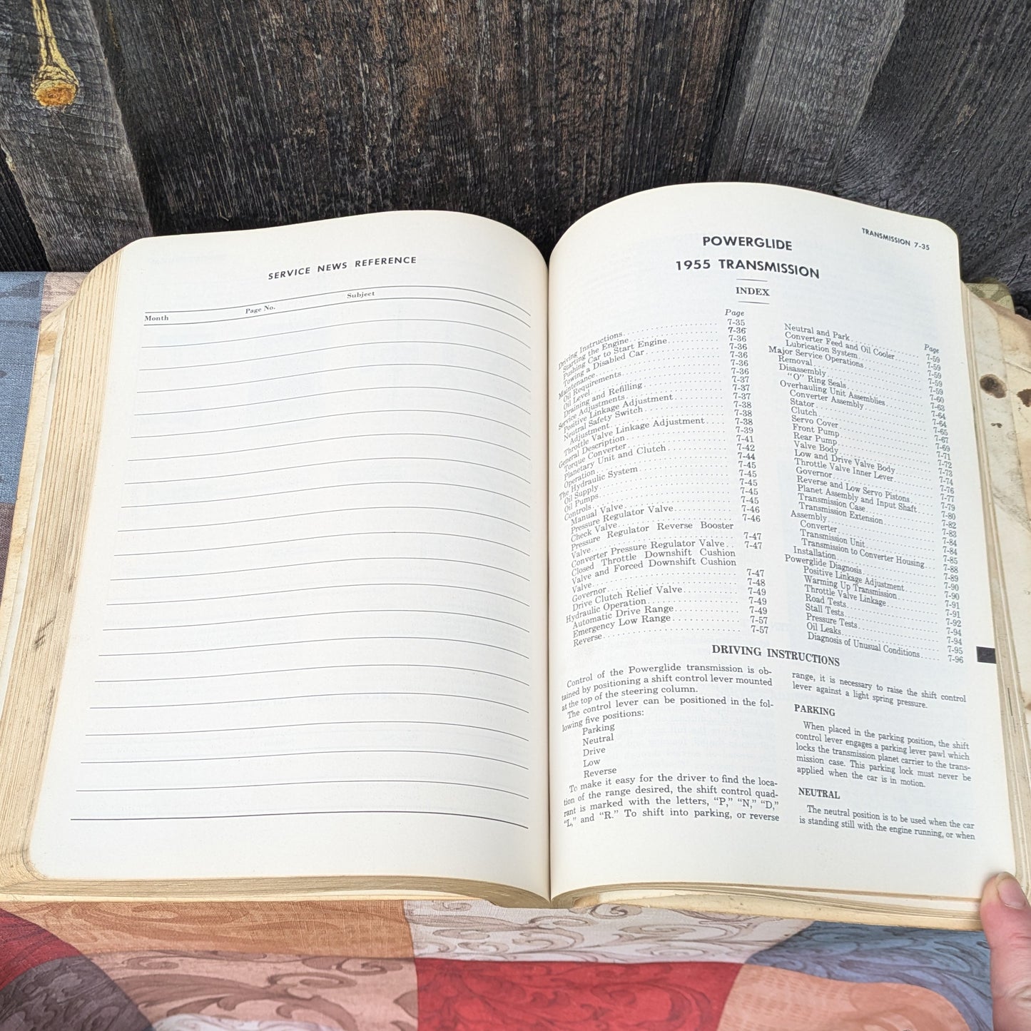 1955 Chevrolet Passenger Car Shop Manual