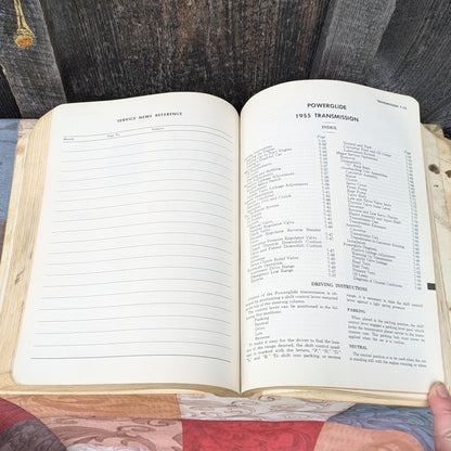 1955 Chevrolet Passenger Car Shop Manual