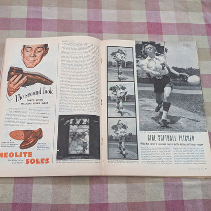 7 Vintage Life Magazines, April - September 1946