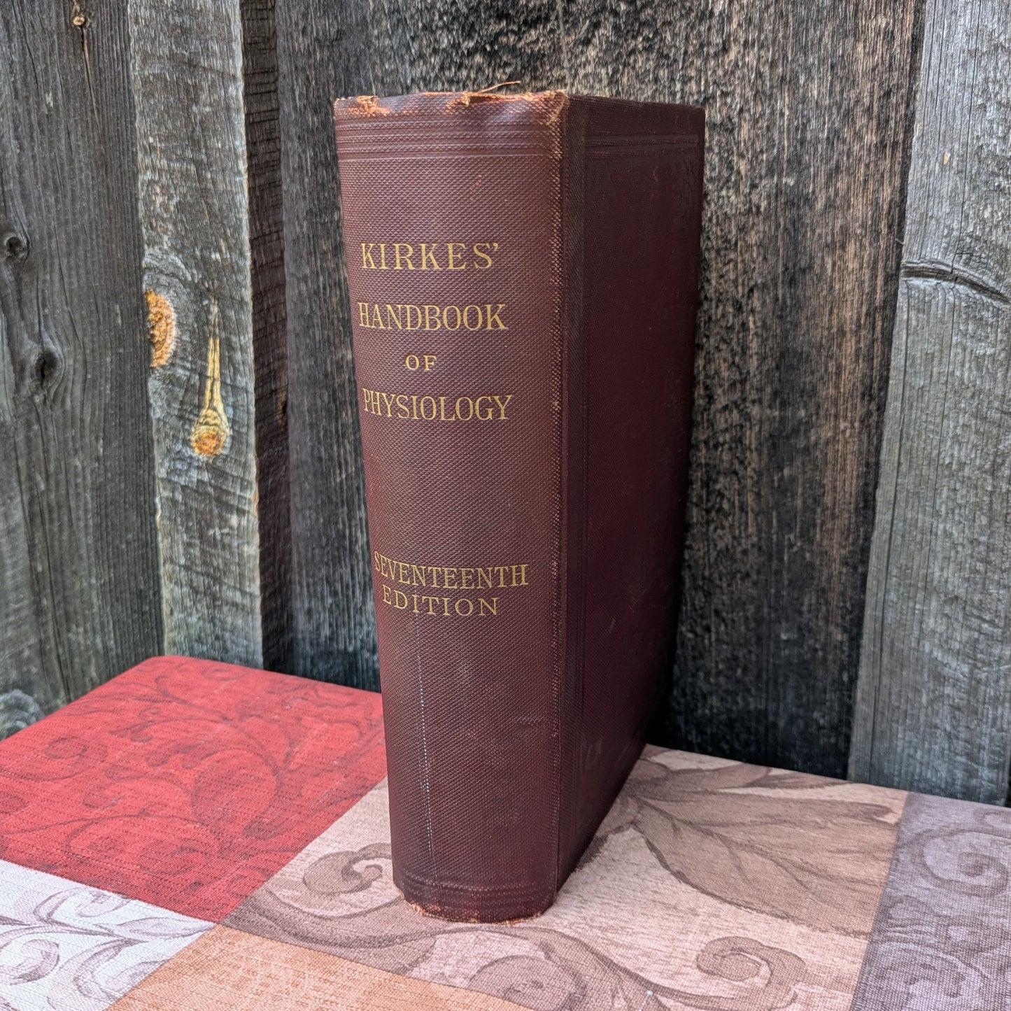 Kirkes' Handbook of Physiology by W. D. Halluburton, 1902 edition