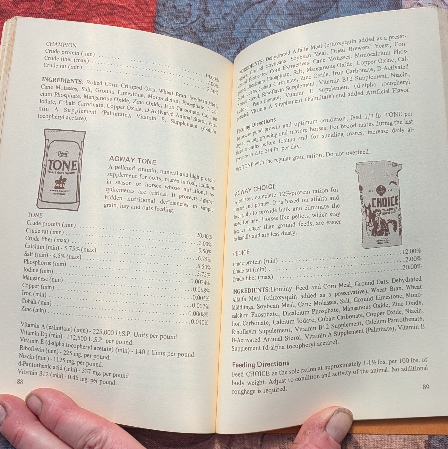 Horseman's Almanac and First Aid Handbook, 1971 Agway Promo