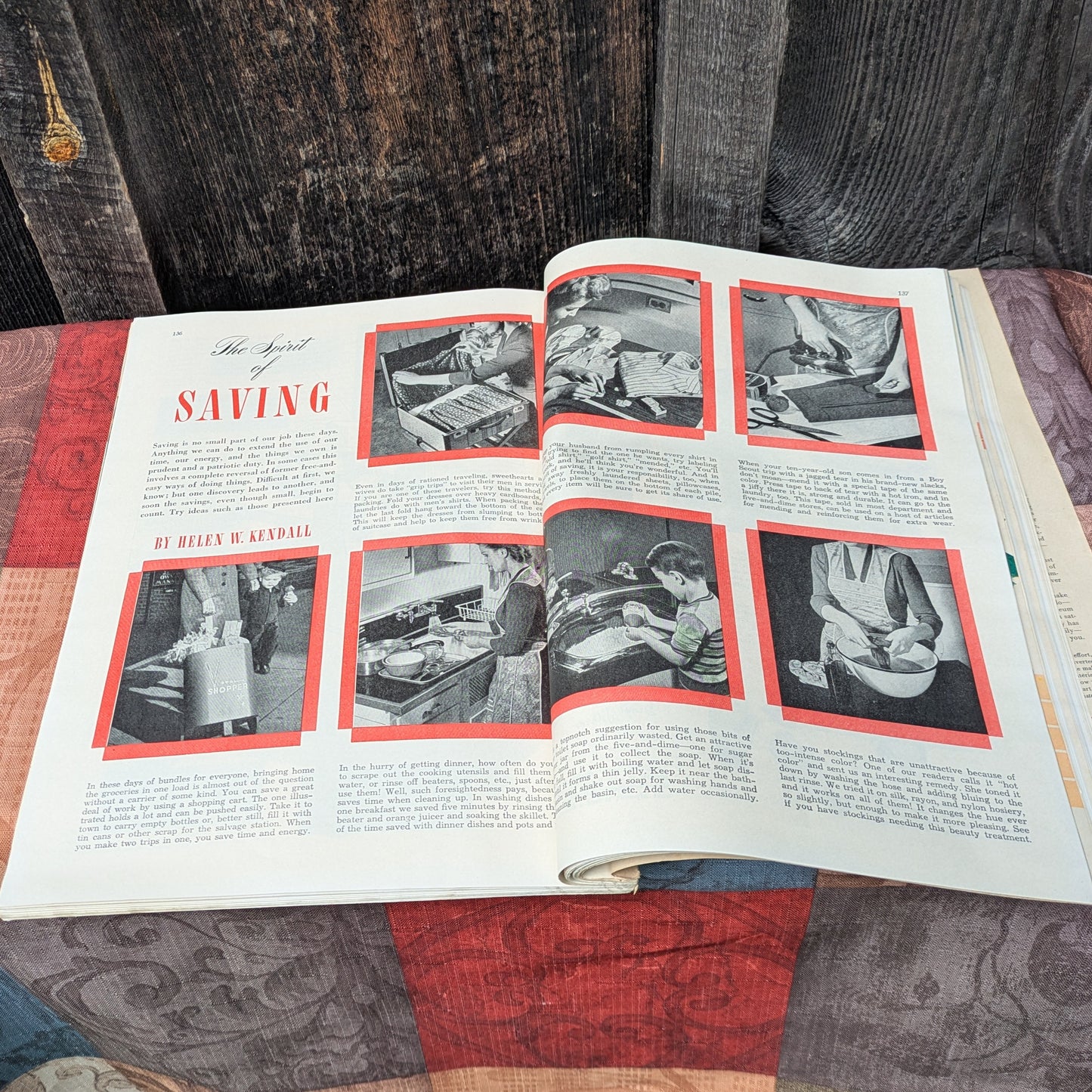 5 Vintage Issues of Good Housekeeping Magazine 1942